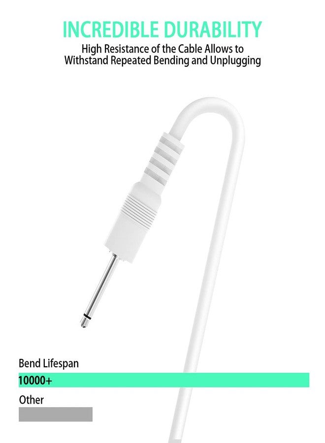 سكوفي كابل شحن بديل من SCOVEE بطول 3 أقدام، سلك شحن 2.5 مم، شاحن USB DC، محول سلك شحن سريع من USB إلى DC 2.5 مم - Image 4